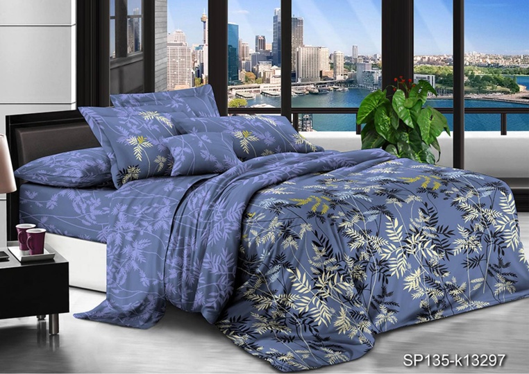 Double bed linen set (polysatin)