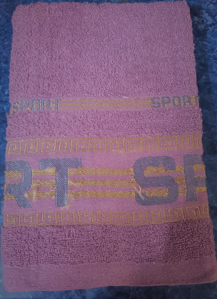 Terry towel for the face