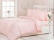 Комплект півтораспальний страйп-сатин рожева пудра(100% – бавовна) 5531 фото 1