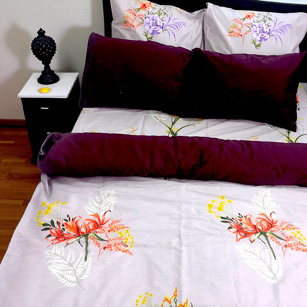 Bedding set "Evening Bouquet" 150X220 satin (100% cotton) 3736 photo