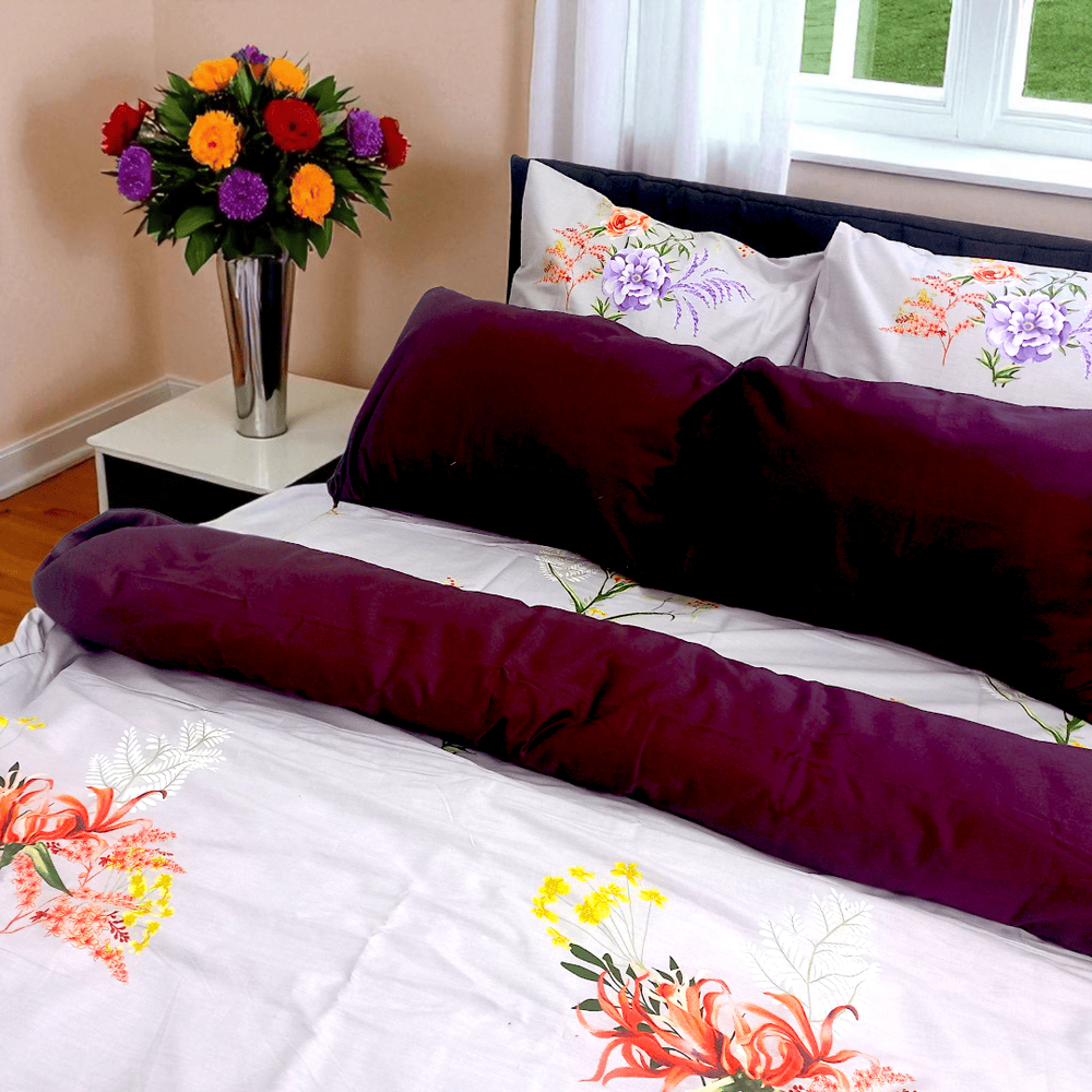 Bedding set "Evening Bouquet" 150X220 satin (100% cotton) 3736 photo