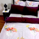 Bedding set "Evening Bouquet" 150X220 satin (100% cotton) 3736 photo 3