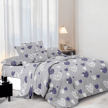 Flannel bedding set (fable) one-and-a-half