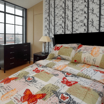 Bedding set "Butterflies" 200X220 (euro size) 4780 photo