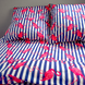 Double bed linen set "Pink flamingos" 5031 photo 3