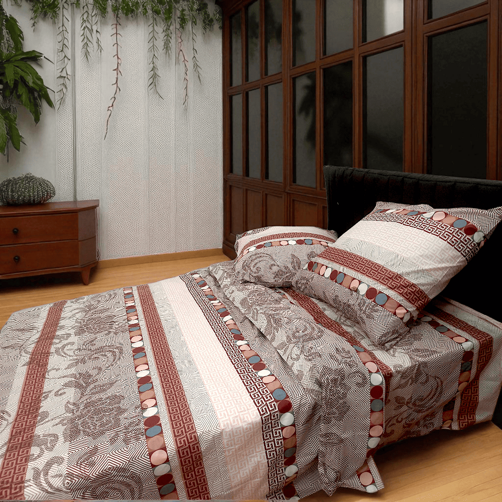 Double bed linen set 5037 photo