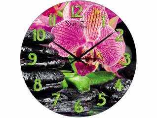 Годинник Рожева Орхідея 1702 фото