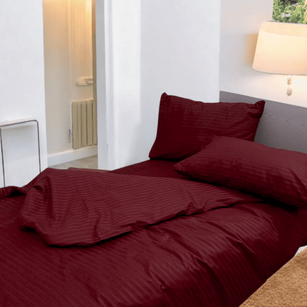 Set euro size stripe satin (100% cotton) 2736 photo