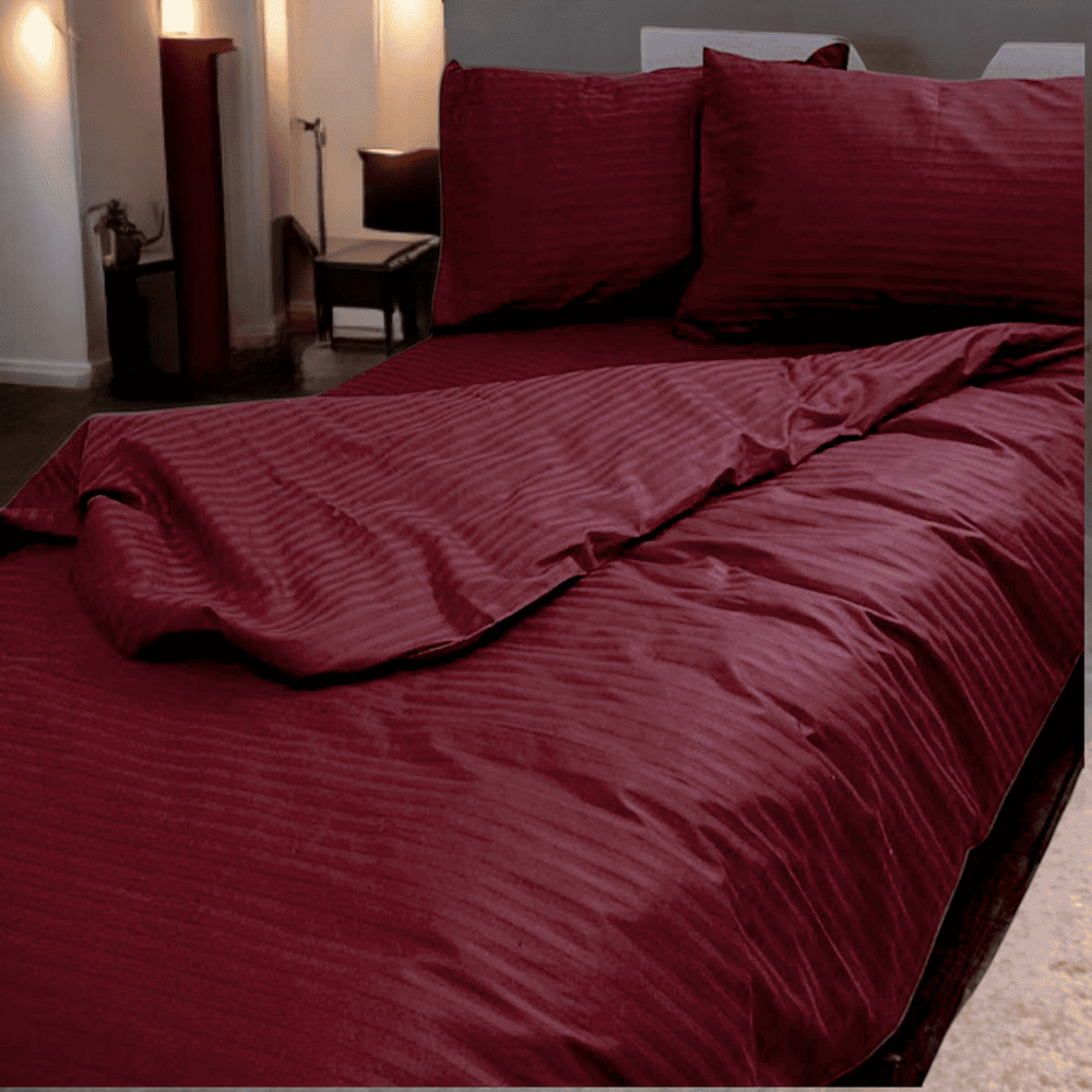 Set euro size stripe satin (100% cotton) 2736 photo
