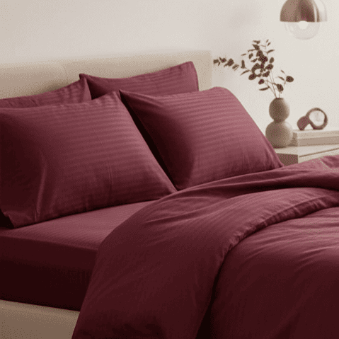 Set euro size stripe satin (100% cotton) 2736 photo