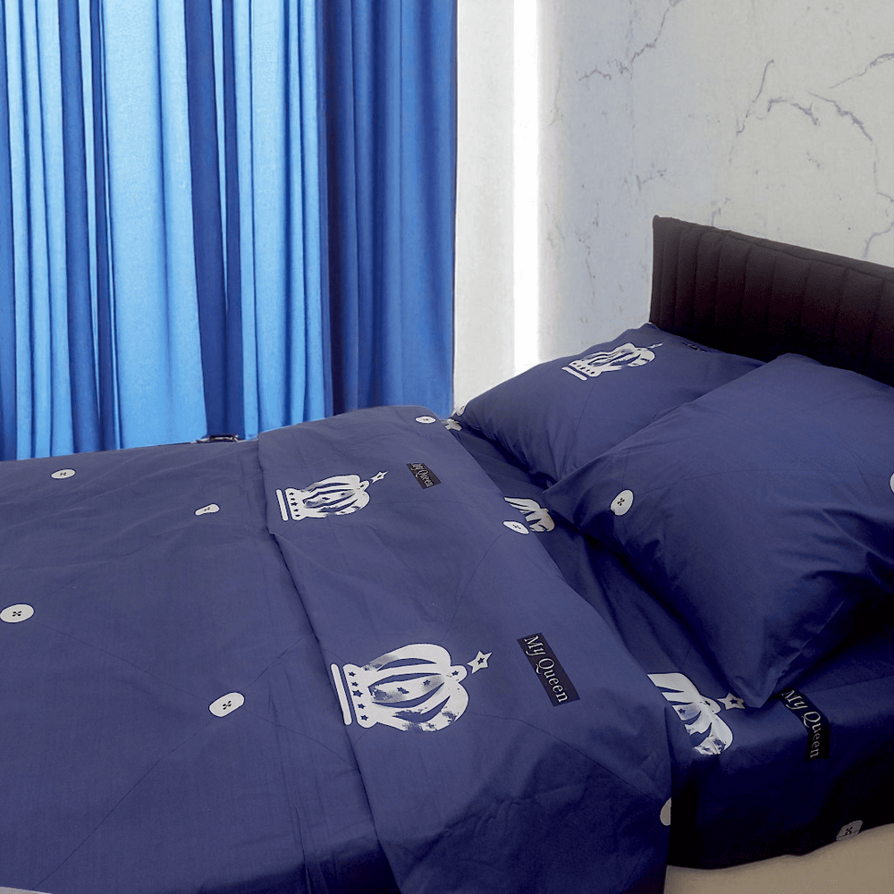 Bedding set euro size "My Queen" 5040 photo