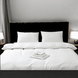 Bedding set family stripe satin (100% cotton) white stripe 4402 photo 3