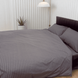 Komplet pościeli euro rozmiar szary paski 3329 foto 1