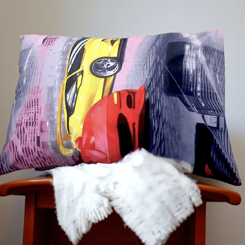 Pillowcase 50X70 "Racing cars" 2643 photo