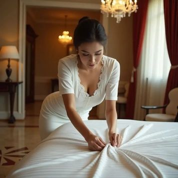 Простирадло страйп сатин Hotel Lux оптом 300Х280 62034 фото