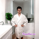 Terry hotel bathrobe for men