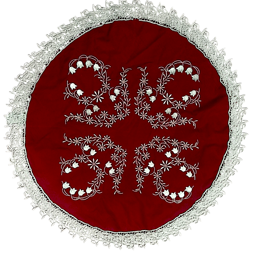 Round napkin "Lilies of the valley" D.54