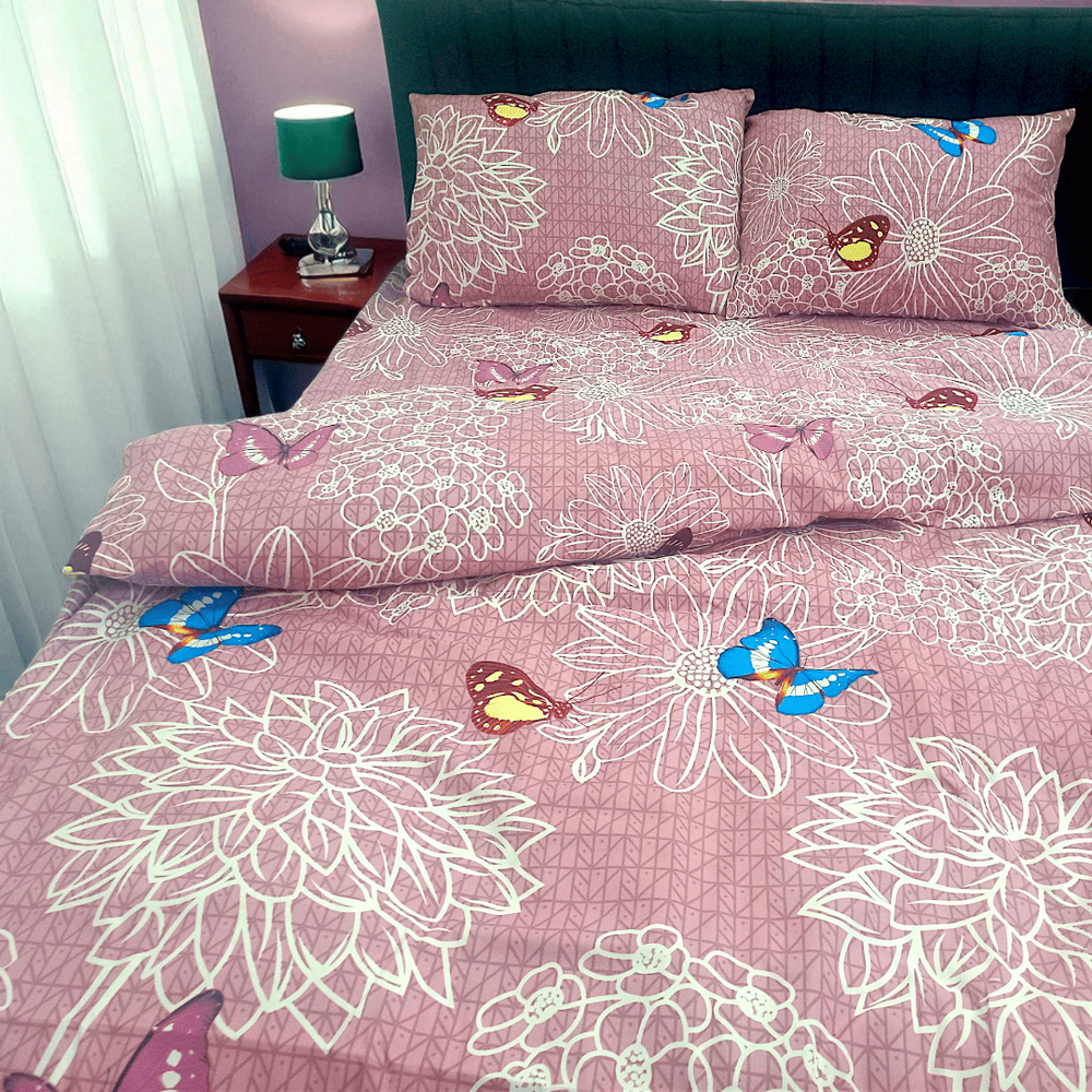 Bedding set "Melody of Summer" 200X220 (European size) poly satin 50945 photo