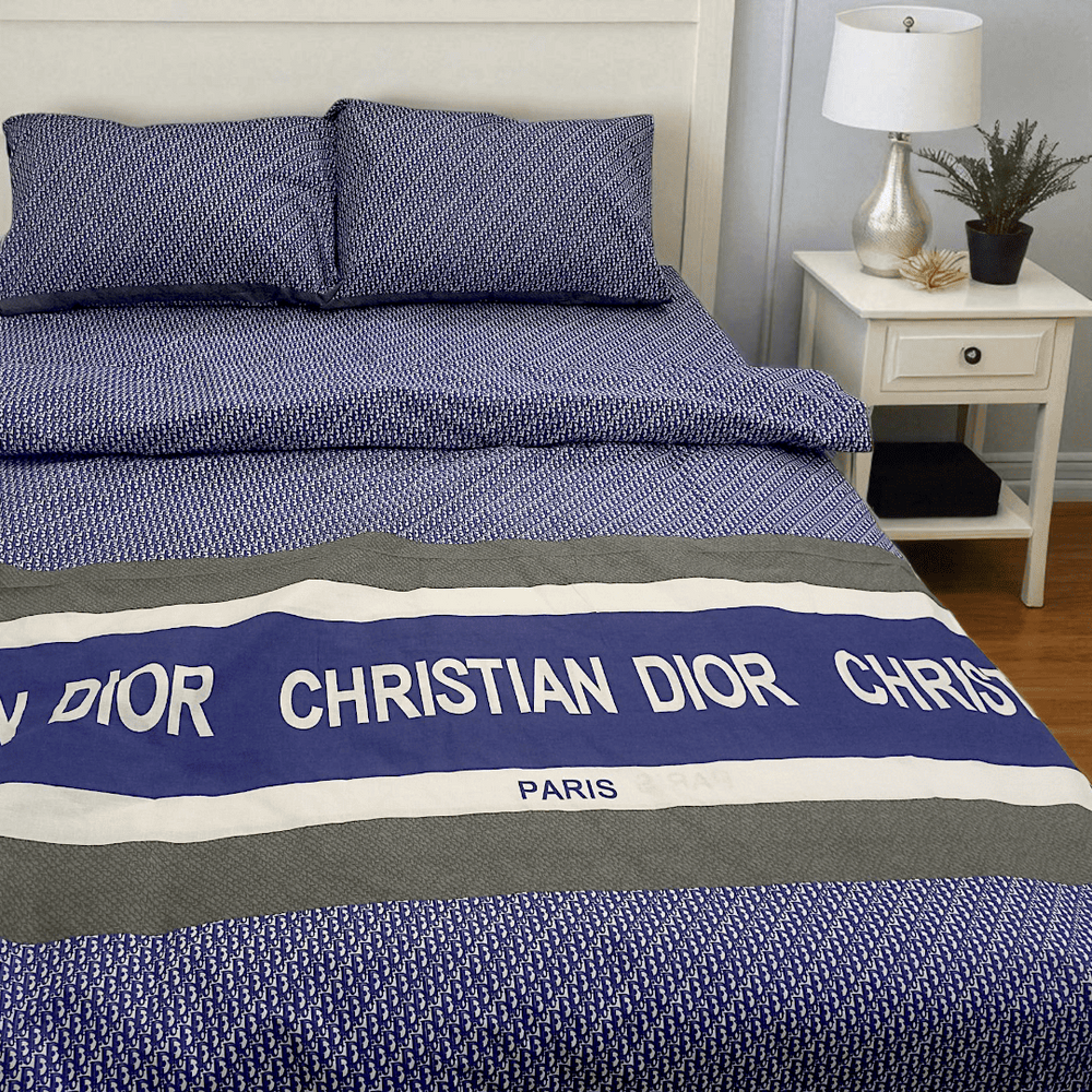 Bedding set 'Cristian Dior' 200x220 (Euro size) cotton 50801 photo