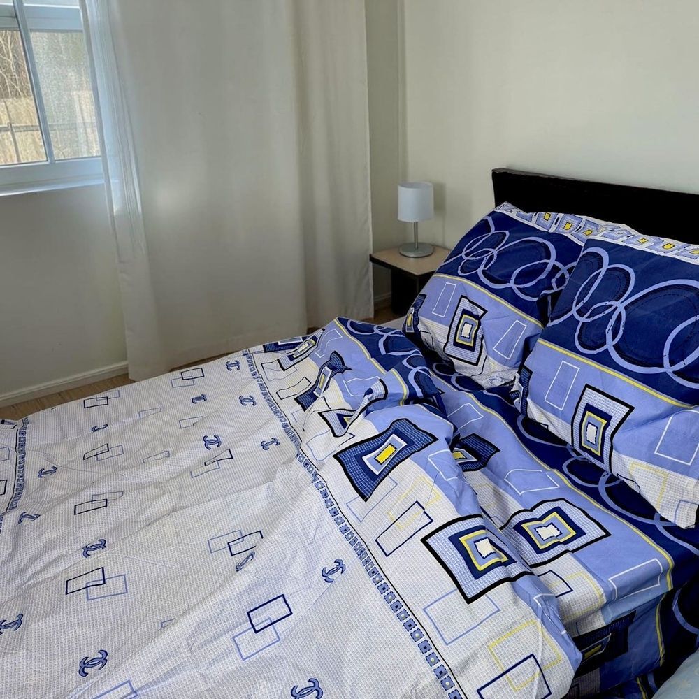 Komplet pościeli Aqua Art w rozmiarze euro, poliester 50268 foto