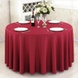 Round banquet tablecloth D.180cm burgundy