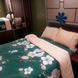 Bedding set euro size "Camellia" 6098 photo 1