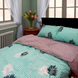 Bedding set "Mint Coolness" 180X220 (double bed) 4094 photo 1