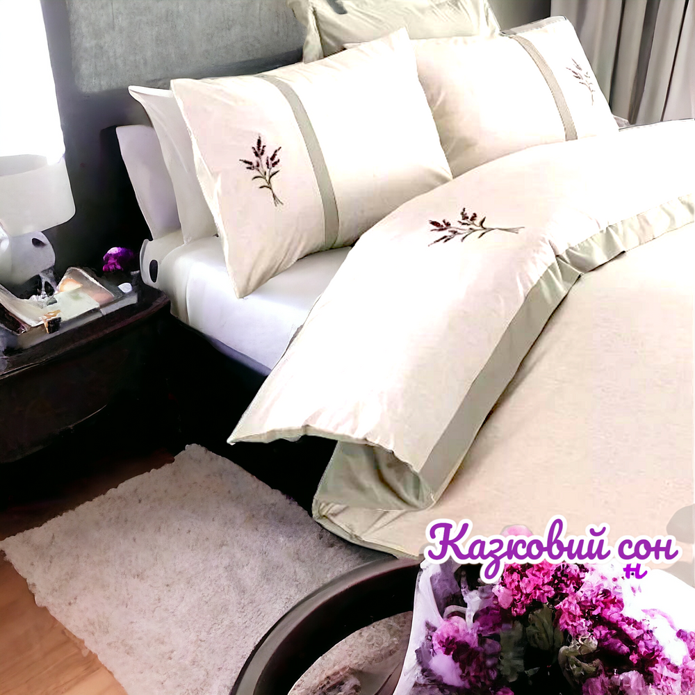 A set of bed linen with embroidery art. 4454