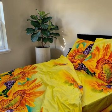 Magic Summer bedding set, euro size, polyester 2241 photo