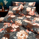 Bedding set 'Pink Peonies' 180x220 (double bed) polyester satin 2603 photo 3