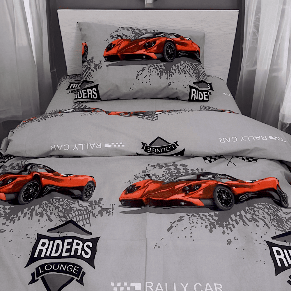 Teen bedding set 'Rally Car' 50626 photo