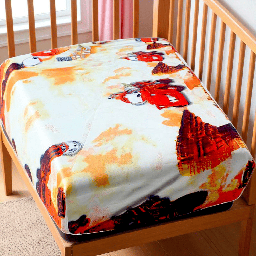 Fitted sheet 0.80X1.80+20cm Cars 50492 photo