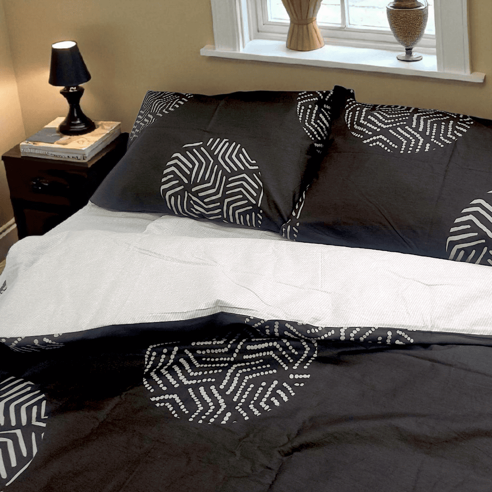 Bedding set "Night Caprice" 180X220 (double) satin cotton 2812 photo
