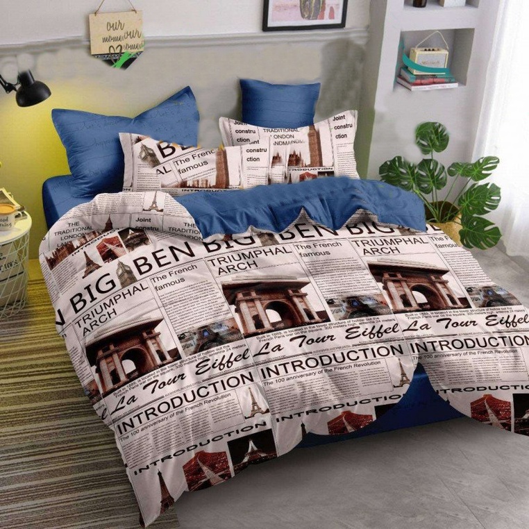 Комплект постільної білизни двоспальний Big Ben 4469 фото