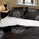 Bedding set "Night Caprice" 180X220 (double) satin cotton 2812 photo 2