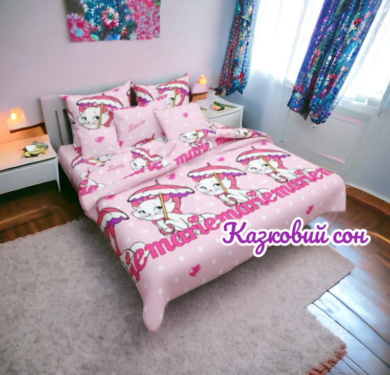 Teenage bedding set "Marie the Cat"