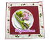 Napkin for table setting "Tenderness of roses"