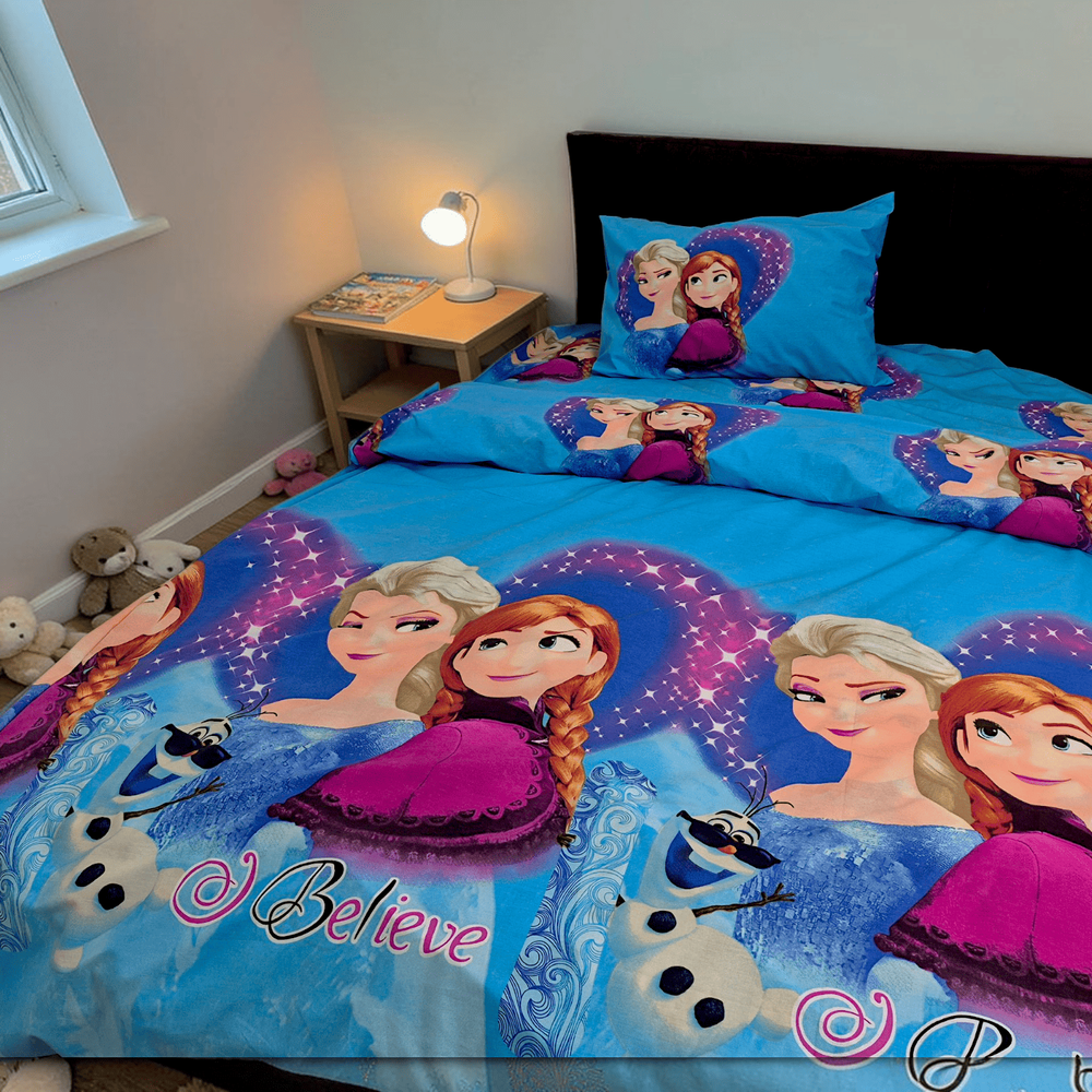 Komplet pościeli Anna i Elsa 150x220 60114 foto